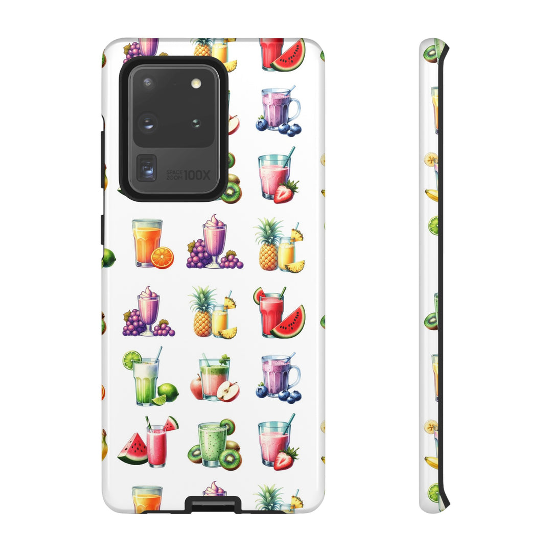 Cute Samsung Case | Cool Iphone Case | Tropical Summer Fruit Cocktail, Samsung S24, S23, S22, S21, IPhone 15 Case | Iphone 14 Case, Iphone 13 Case - Studio40ParkLane