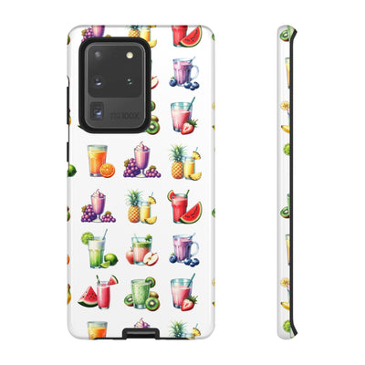 Cute Samsung Case | Cool Iphone Case | Tropical Summer Fruit Cocktail, Samsung S24, S23, S22, S21, IPhone 15 Case | Iphone 14 Case, Iphone 13 Case