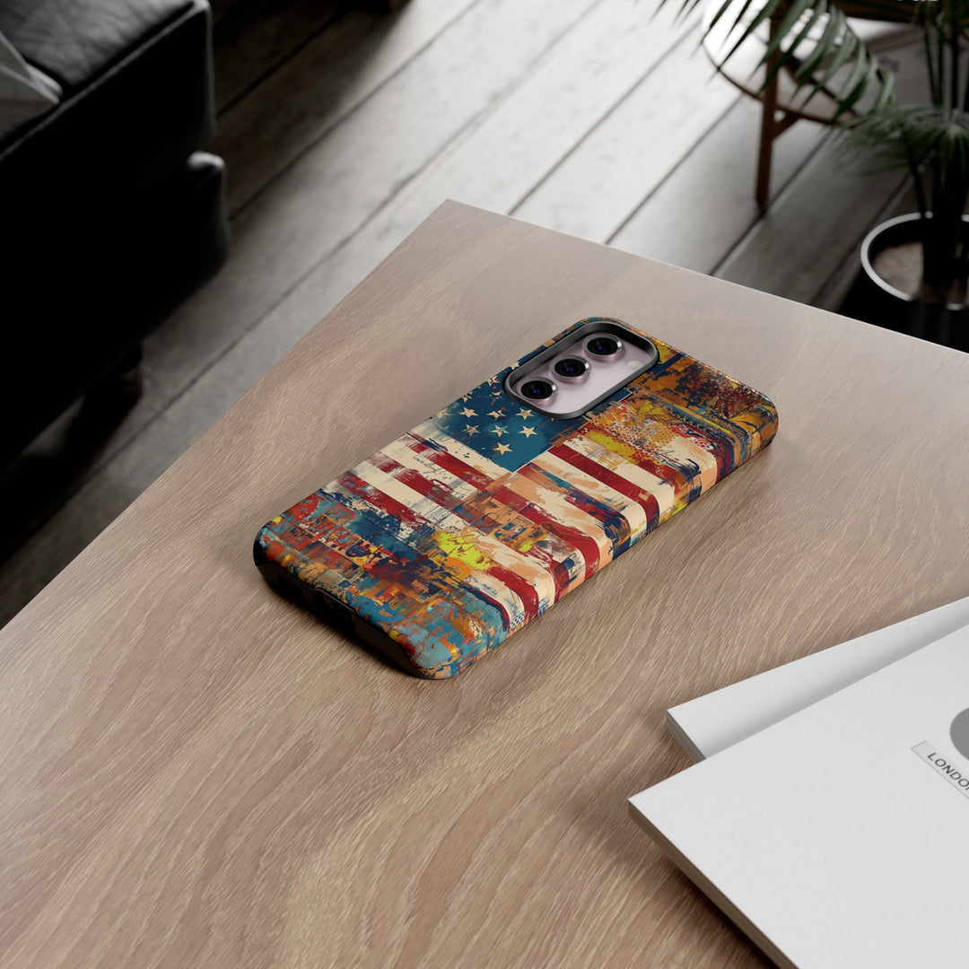 Impact Resistant, American Flag, Cute Phone Cases for Samsung S24, S23, S22, S21, IPhone 15 pro Iphone 14 pro Iphone 13 IPhone 12 Iphone 11 - Studio40ParkLane