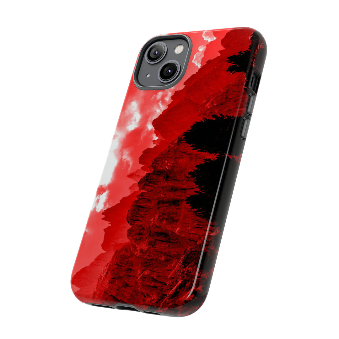 Cute IPhone Case | iPhone 15 Case | iPhone 15 Pro Max Case, Iphone 14 Case, Iphone 14 Pro Max Case IPhone Case for Art Lovers - Red Mountains - Studio40ParkLane