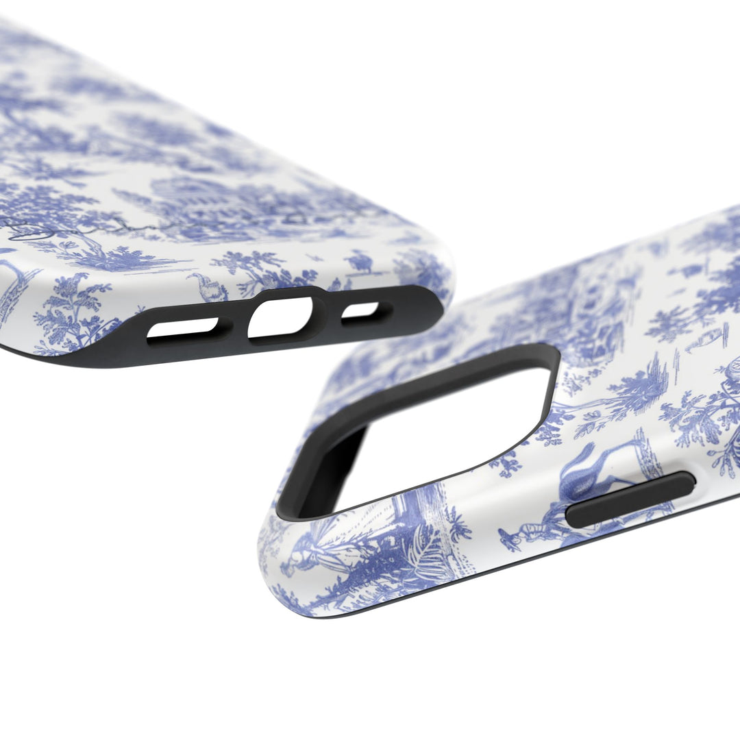 Magsafe French Toile Personalized Initial Custom Gift Cute Phone Cases for Iphone 16 Pro Max | iPhone 15, Pro Max Case, Iphone 14, 13, 12, 11, 10 - Studio40ParkLane