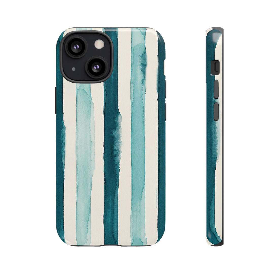 Tough Cute Green Stripes Phone Case, for IPhone 17 Pro Max | Iphone 17 Air, Iphone 16, IPhone 15, 14 13 12, Samsung Galaxy S26, S25, S24, S23