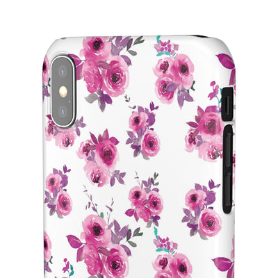 Snap Spring Flowers Cute Phone Cases for Samsung S24, S23, S22, S21, S20, Plus and Ultra, Iphone 16 Pro Max, Iphone 15, 14, 13, 12, 11, 10,9 - Studio40ParkLane