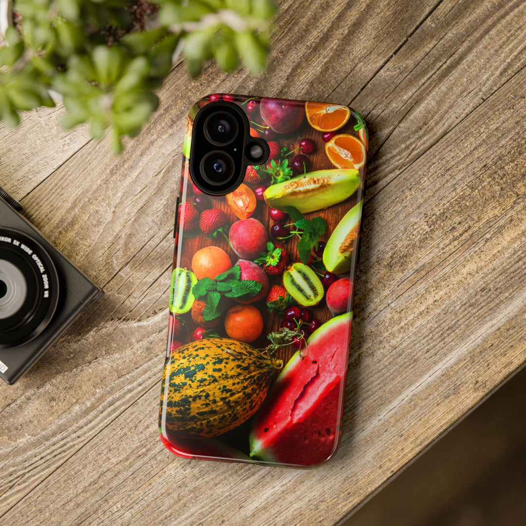Fall Fruit Collage Cute Phone Case for, Samsung Galaxy S24, S23, S22, S21, IPhone 16 Case | Iphone 15, Iphone 14, IPhone 13 Case Mom Dad Gift - Studio40ParkLane