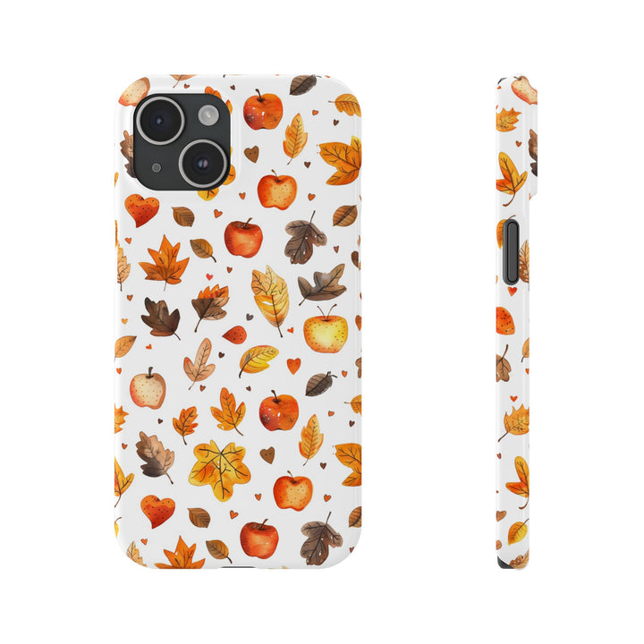 Slim Fall Autumn Leaves Gift for Her Cute Phone Cases for Iphone 16 | iPhone 15 Case | iPhone 15 Pro Max Case, Iphone 14, Iphone 14 Pro Max, Iphone 13, Slim - Studio40ParkLane