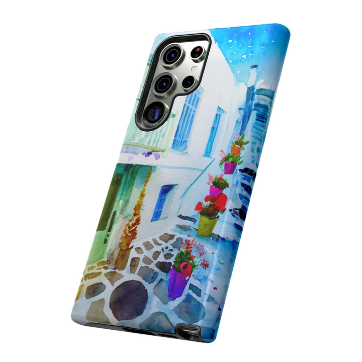Impact Resistant, Greece House, Cute Phone Cases for Samsung S24, S23, S22, S21, IPhone 15 pro Iphone 14 pro Iphone 13 IPhone 12 Iphone 11 - Studio40ParkLane