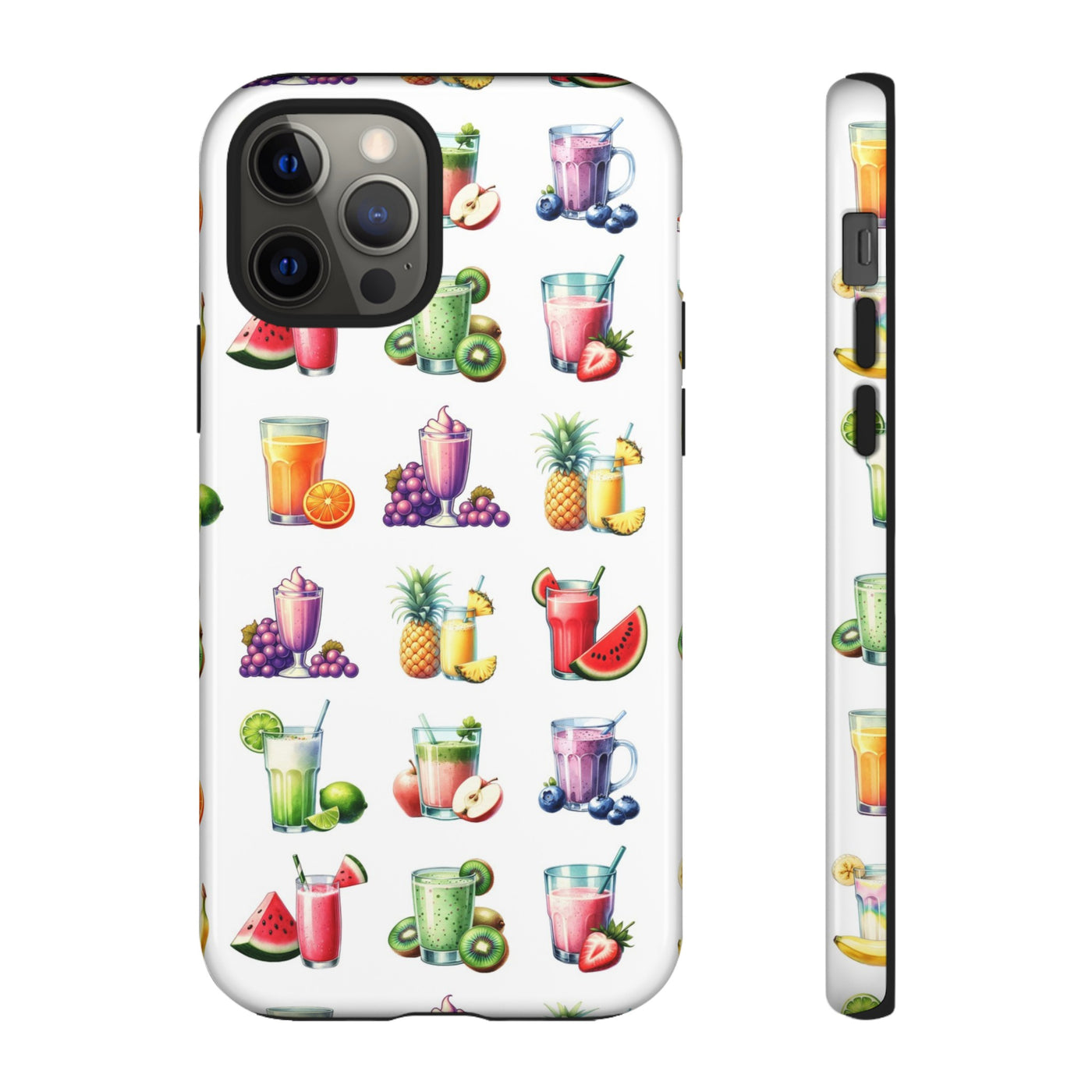 Cute Samsung Case | Cool Iphone Case | Tropical Summer Fruit Cocktail, Samsung S24, S23, S22, S21, IPhone 15 Case | Iphone 14 Case, Iphone 13 Case