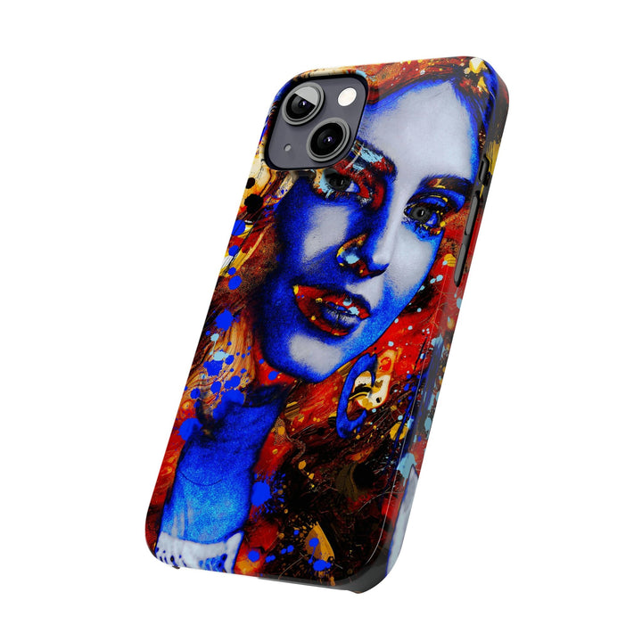Slim Cute Phone Cases for Iphone - | iPhone 15 Case | iPhone 15 Pro Max Case, Iphone 14 Case, Iphone 14 Pro Max, Iphone 13, Marble Splash Face - Studio40ParkLane