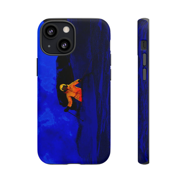 Cute IPhone Case | iPhone 15 Case | iPhone 15 Pro Max Case, Iphone 14 Case, Iphone 14 Pro Max Case IPhone Case for Art Lovers, Skier Mountain Night - Studio40ParkLane