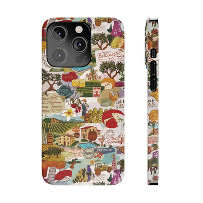 Slim Italy Tuscany Coquette Collage Cute Phone Case for Iphone 17 - | iPhone 16 Pro Max Case | iPhone 15 Case Iphone 14 13 12 11 10 9 8 7 - Studio40ParkLane