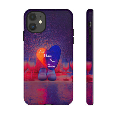 Cute Samsung Case | Cool Iphone Case | PS I love You - Heart, Samsung S24, S23, S22, S21, IPhone 15 Case | Iphone 14 Case, Iphone 13 Case