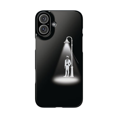 Slim Mystery Man Spotlight Gift for Her Cute Phone Cases for Iphone 16 Pro Max | iPhone 15 Case | iPhone 15 Pro Max Case, Iphone 14, 13, 12, 11, 10, 8, 7