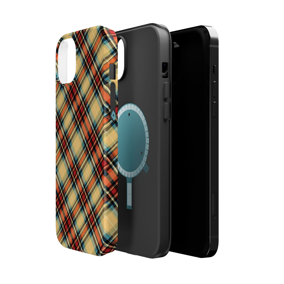 Checkered Plaid Magsafe Gift for Her Cute Phone Case for Iphone, | iPhone 16 | iPhone 15 Pro Max, Iphone 14 Pro Max, 13 12 11 10 9 8 7 - Studio40ParkLane
