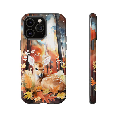 Autumn Fall Deer Forest Gift for Her Cute Phone Case for, Samsung Galaxy S24, S23, S22, S21, IPhone 16 Case | Iphone 15, Iphone 14, IPhone 13 Case