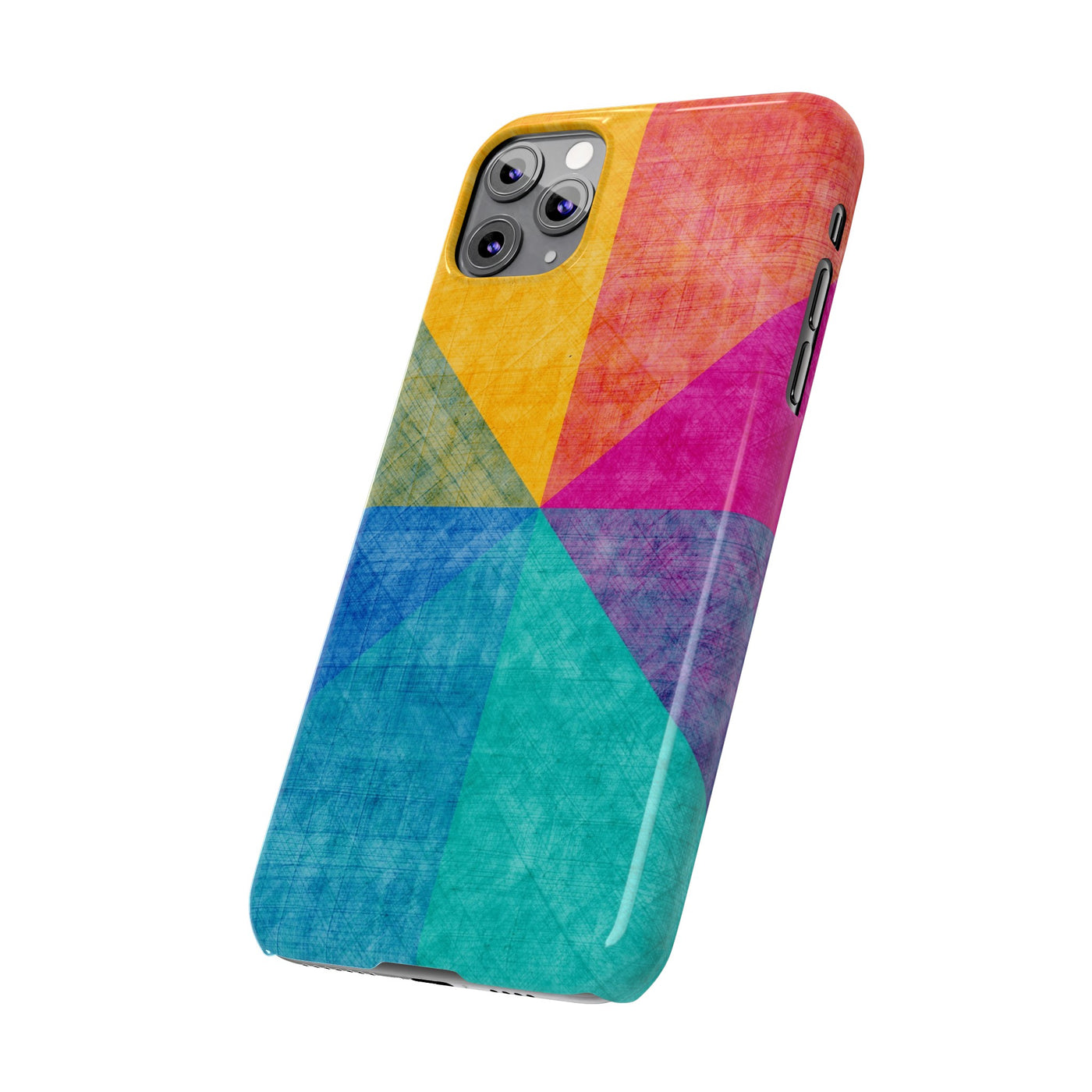 Slim Cute Phone Cases for Iphone  | iPhone 15 Case | iPhone 15 Pro Max Case, Iphone 14, Iphone 14 Pro Max, Iphone 13, Abstract Colored Shapes