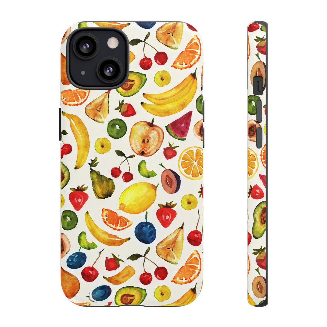Impact Resistant, Mixed Fruits, Cute Phone Cases for Samsung S24, S23, S22, S21, IPhone 15 pro Iphone 14 pro Iphone 13 IPhone 12 Iphone 11 - Studio40ParkLane