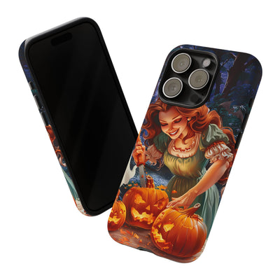 Autumn Fall Pumpkin Fairy Gift for Her Cute Phone Case for, Samsung Galaxy S24, S23, S22, S21, IPhone 16 Case | Iphone 15, Iphone 14, IPhone 13 Case