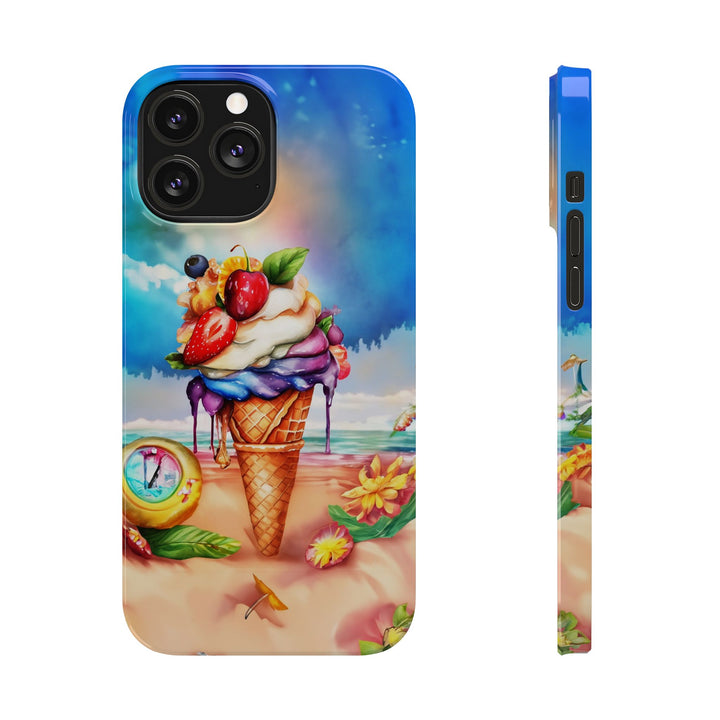 Slim Summer Ice Cream Cone Slim Cute Phone Cases for Iphone | iPhone 15 Case | iPhone 15 Pro Max Case, Iphone 14, Iphone 14 Pro Max, Iphone 13 - Studio40ParkLane