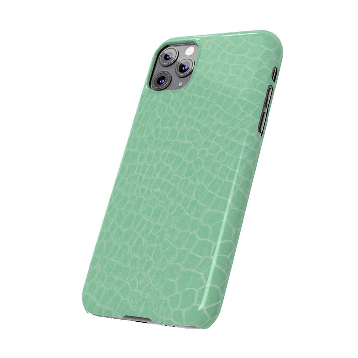 Slim Non Leather Mint Color Pattern Gift for Her Cute Phone Cases for Iphone 16 Pro Max | iPhone 15 Case | iPhone 15 Pro Max Case, Iphone 14, 13, 12, 11, 10, 8, 7 - Studio40ParkLane
