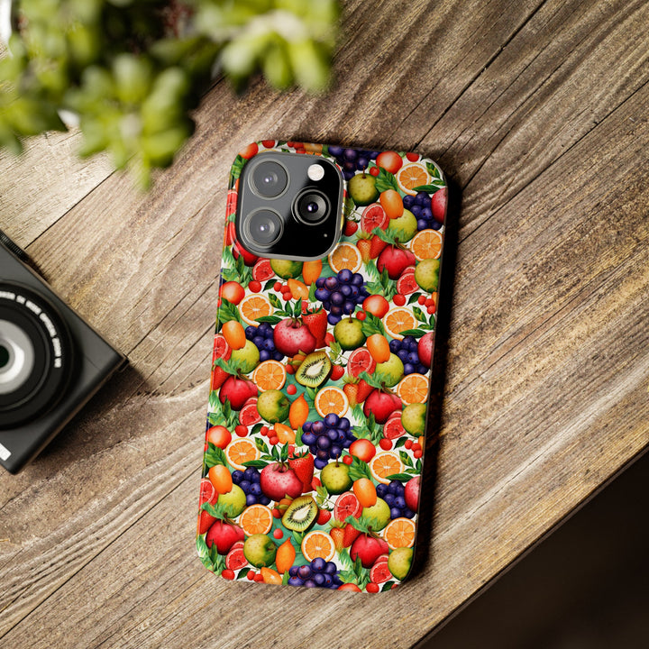 Slim Cute Phone Cases for Iphone | iPhone 15 Case | iPhone 15 Pro Max Case, Iphone 14, Iphone 14 Pro Max, Iphone 13, Summer Fruit Mix Selection - Studio40ParkLane