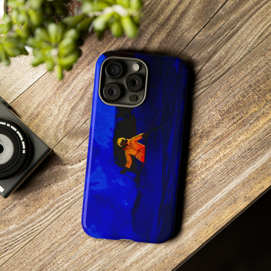 Cute IPhone Case | iPhone 15 Case | iPhone 15 Pro Max Case, Iphone 14 Case, Iphone 14 Pro Max Case IPhone Case for Art Lovers, Skier Mountain Night - Studio40ParkLane