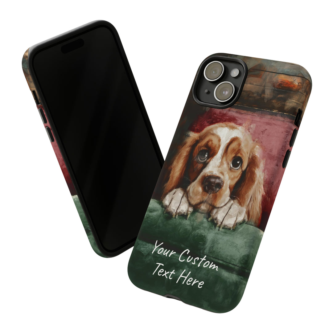 Personalize this Cute IPhone Case | Cocker Spaniel iPhone Case, iPhone 15 Case | iPhone 15 Case, Iphone 14 Case, Iphone 14 Pro Max Case - Studio40ParkLane
