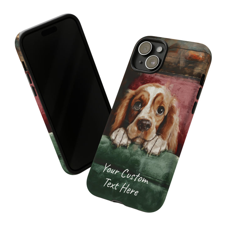 Personalize this Cute IPhone Case | Cocker Spaniel iPhone Case, iPhone 15 Case | iPhone 15 Case, Iphone 14 Case, Iphone 14 Pro Max Case - Studio40ParkLane