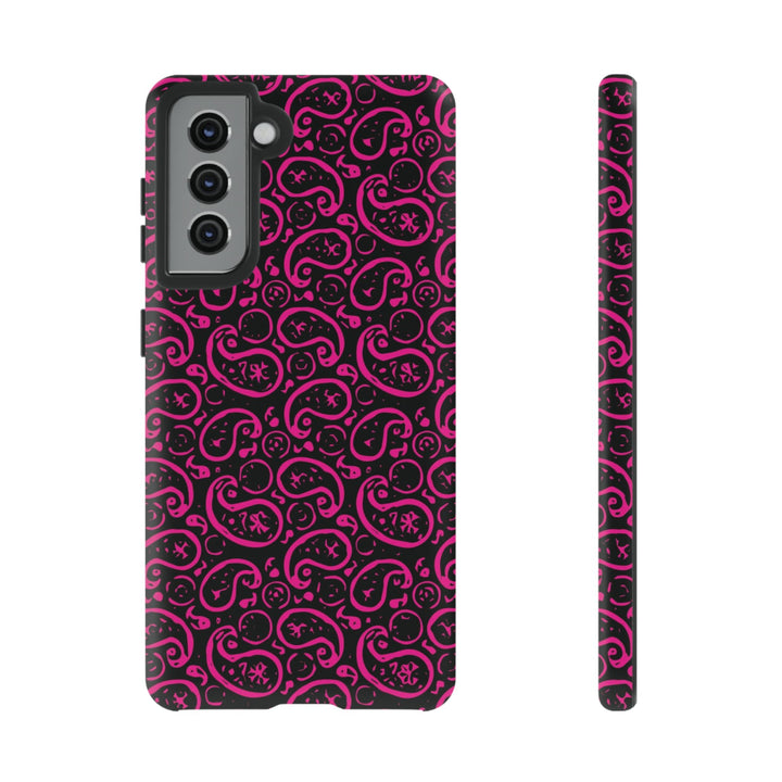 Samsung Galaxy Phone Case | Galaxy S23, S22, S21, S20 | Luxury Case Double Layered | Impact Resistant | Fashionable - Paisley 3 - Studio40ParkLane