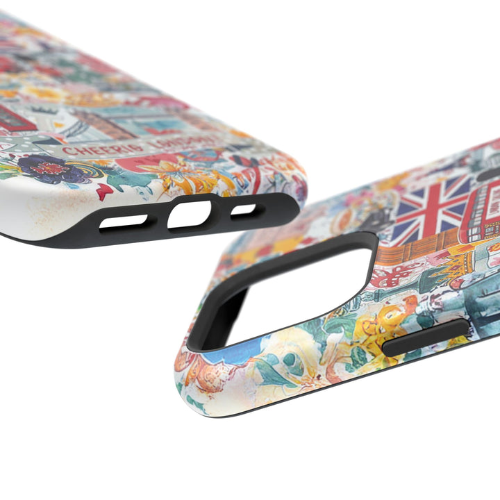 London England Coquette Collage Tough Magsafe Cute Phone Cases for Iphone | iPhone 17 Pro Max Case, Iphone 16, Iphone 15 14 13 12 11 10 9 - Studio40ParkLane