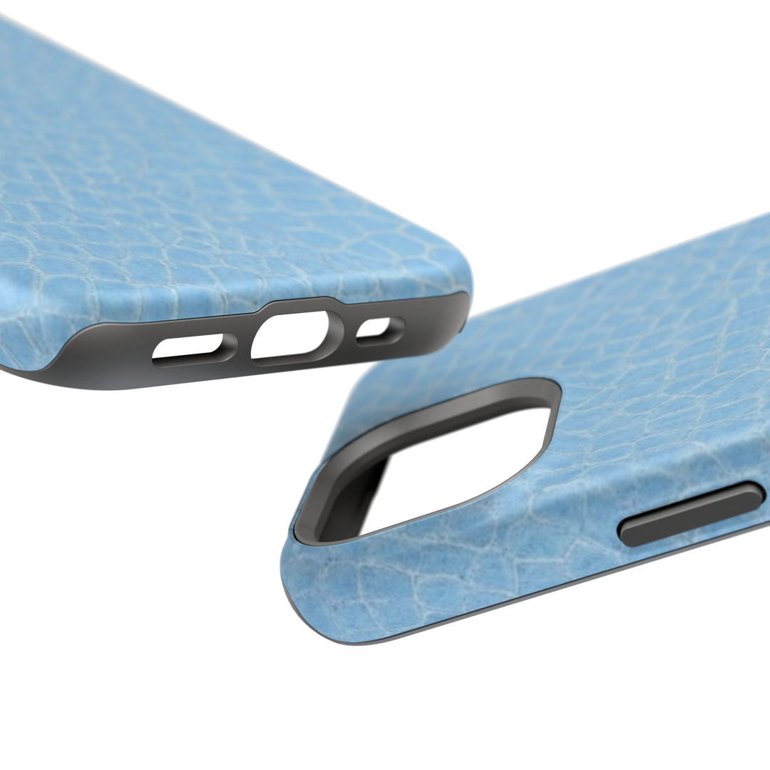 Non Leather Blue Color Pattern Magsafe Cute Phone Case for Iphone Gift for Her, | iPhone 15 Case | iPhone 15 Pro Max Case, Iphone 14, Iphone 14 Pro Max, Iphone 13, Iphone 16 - Studio40ParkLane