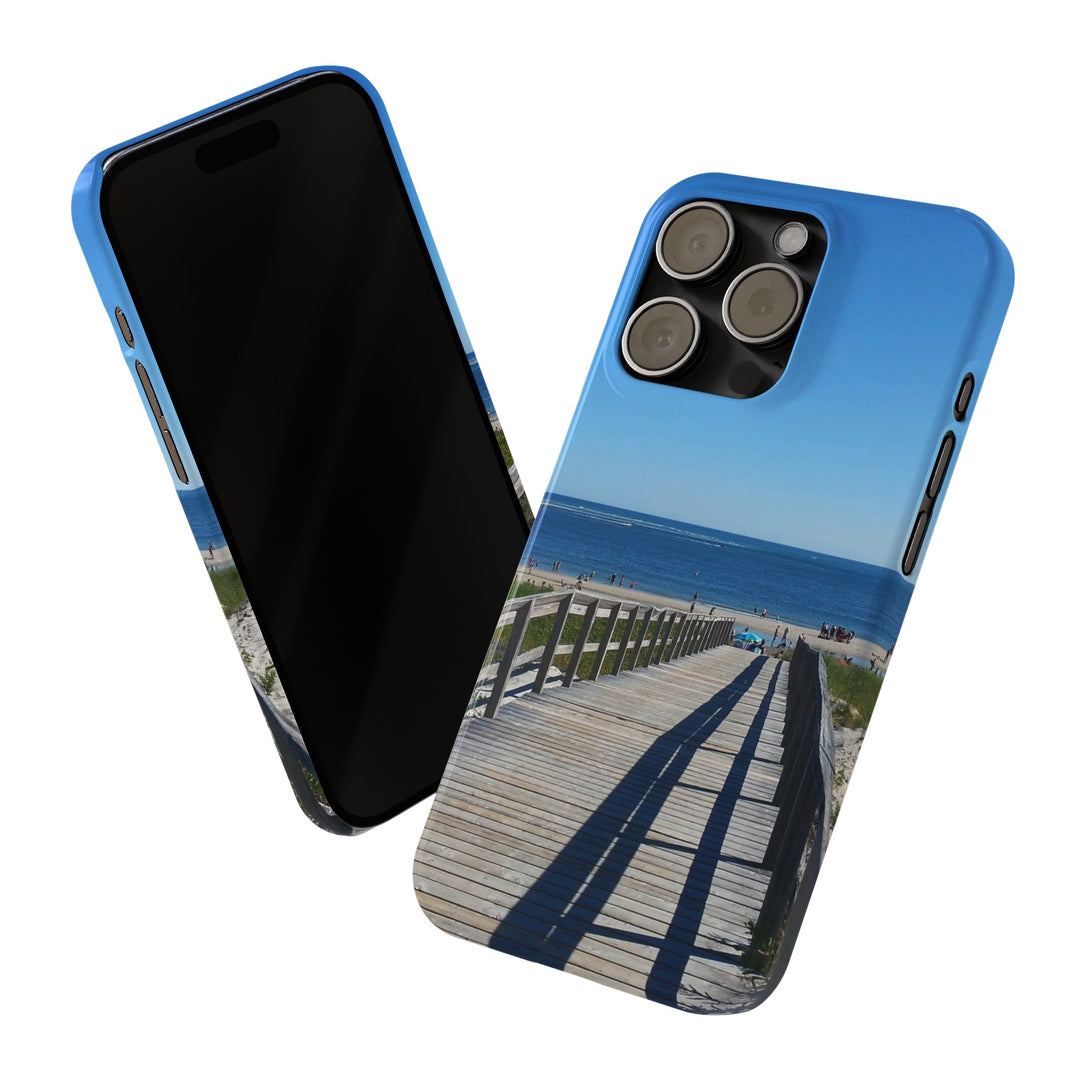 Slim Cute Phone Cases for Iphone - | iPhone 15 Case | iPhone 15 Pro Max Case, Iphone 14 Case, Iphone 14 Pro Max, Iphone 13, Summer Beach Walk - Studio40ParkLane