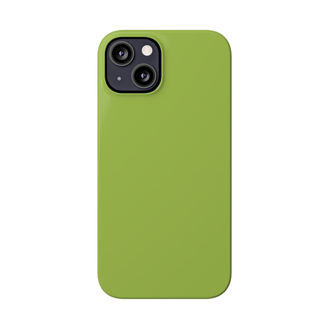 Slim Chartreuse Green Gift for Her Aesthetic Cute Phone Case for Iphone 16 - | iPhone 15 Pro Max Case | iPhone 14 Case 13 12 11 10 9 8 7 - Studio40ParkLane