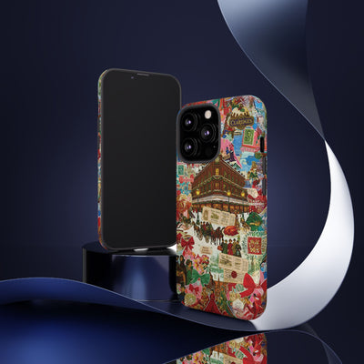 Aesthetic Tough London Coquette Collage Premium Phone Case - For iPhone 17 Pro Max iPhone 16 Pro iPhone 15 Iphone 14 Plus 13 Pro 12 11 10 XR - Studio40ParkLane