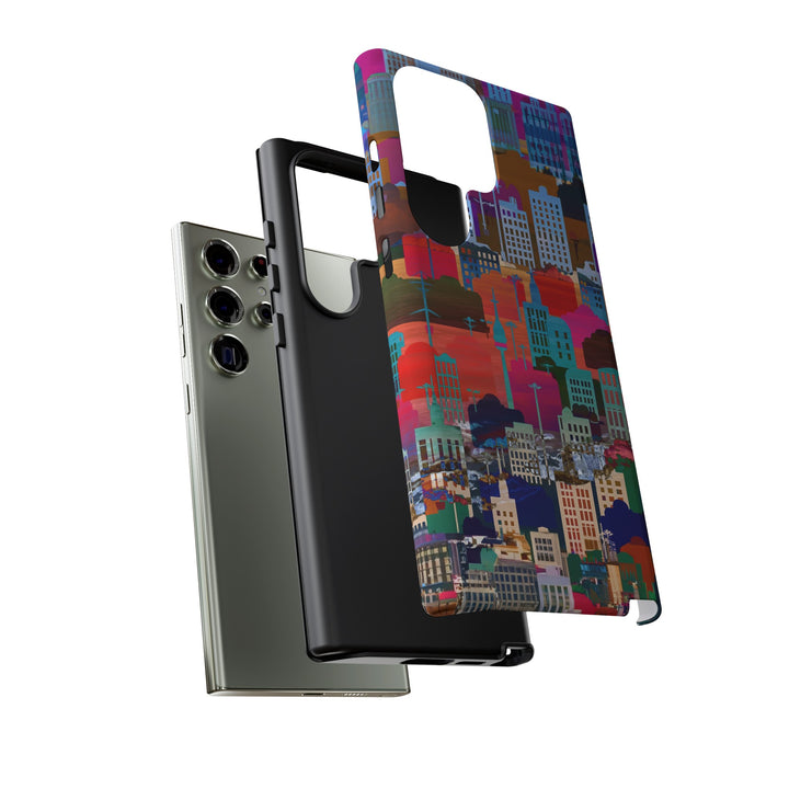 Cute Samsung Case | Cool Iphone Case | Summer City Skyline, Samsung S24, S23, S22, S21, IPhone 15 Case | Iphone 14 Case, Iphone 13 Case - Studio40ParkLane