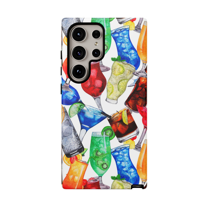 Cute Samsung Case | Cool Iphone Case | Summer Fruit Cocktail, Samsung S24, S23, S22, S21, IPhone 15 Case | Iphone 14 Case, Iphone 13 Case - Studio40ParkLane