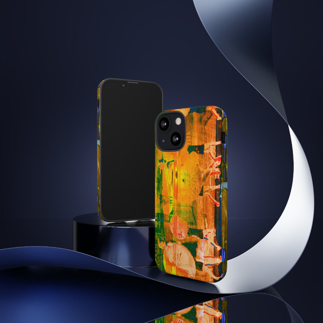 Cute IPhone Case | iPhone 15 Case | iPhone 15 Pro Max Case, Iphone 14 Case, Iphone 14 Pro Max Case IPhone Case for Traveler, Fall Sunset Dance - Studio40ParkLane