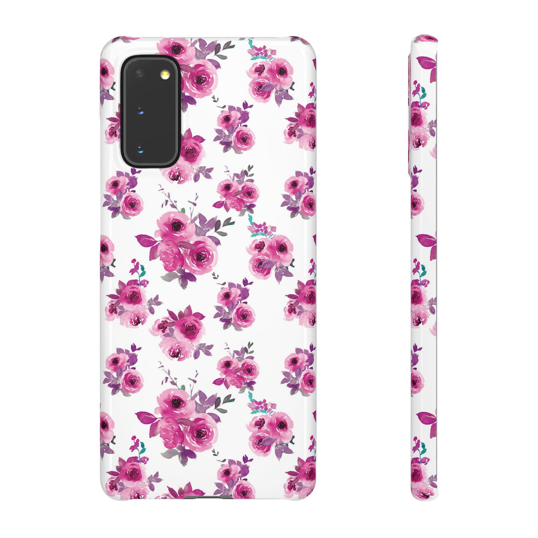 Sleek Snap Flowers Gift for Her Cute Phone Case for iPhone 16 15 14 13 12 11 X Xs Max Xr Pro Plus Samsung Galaxy S24 S23 S22 S21 S20 Ultra