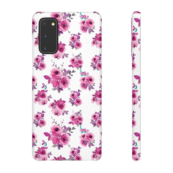Sleek Snap Flowers Gift for Her Cute Phone Case for iPhone 16 15 14 13 12 11 X Xs Max Xr Pro Plus Samsung Galaxy S24 S23 S22 S21 S20 Ultra
