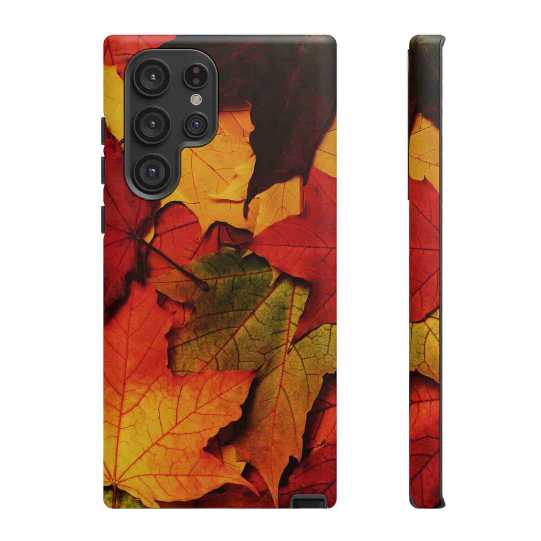 Autumn Fall Leaves Gift Cute Phone Case for, Samsung Galaxy S24, S23, S22, S21, IPhone 16 Case | Iphone 15, Iphone 14, IPhone 13 Case Mom Dad Gift - Studio40ParkLane