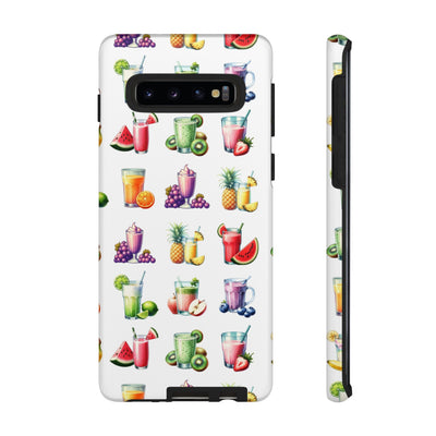 Cute Samsung Case | Cool Iphone Case | Tropical Summer Fruit Cocktail, Samsung S24, S23, S22, S21, IPhone 15 Case | Iphone 14 Case, Iphone 13 Case