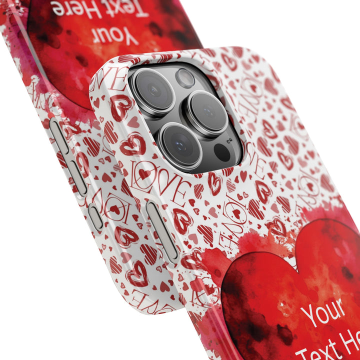 Slim Cute Phone Cases for Iphone - | iPhone 15 Case | iPhone 15 Pro Max Case, Iphone 14 Case, Iphone 14 Pro Max, Iphone 13, Valentine Hearts Love - Studio40ParkLane