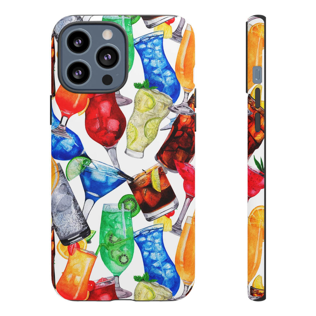 Cute Samsung Case | Cool Iphone Case | Summer Fruit Cocktail, Samsung S24, S23, S22, S21, IPhone 15 Case | Iphone 14 Case, Iphone 13 Case - Studio40ParkLane