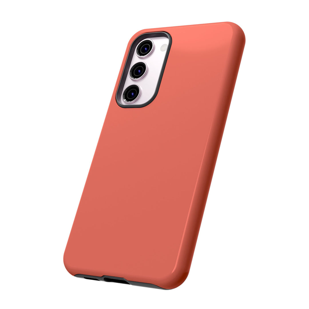 Premium Tough Coral Pink Orange Gift for Her Cute Phone Cases for Samsung S25 S24, S23, S22, S21, Iphone, 16, 15, 14, 13 Pro Max Ultra - Studio40ParkLane