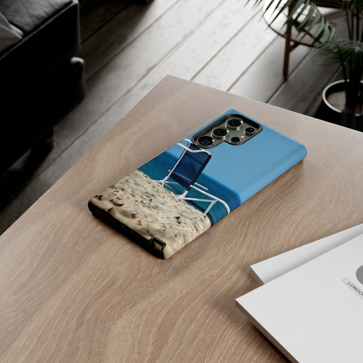 Cute Samsung Case | Cool Iphone Case | Summer Blue Beach Chair, Samsung S24, S23, S22, S21, IPhone 15 Case | Iphone 14 Case, Iphone 13 Case - Studio40ParkLane