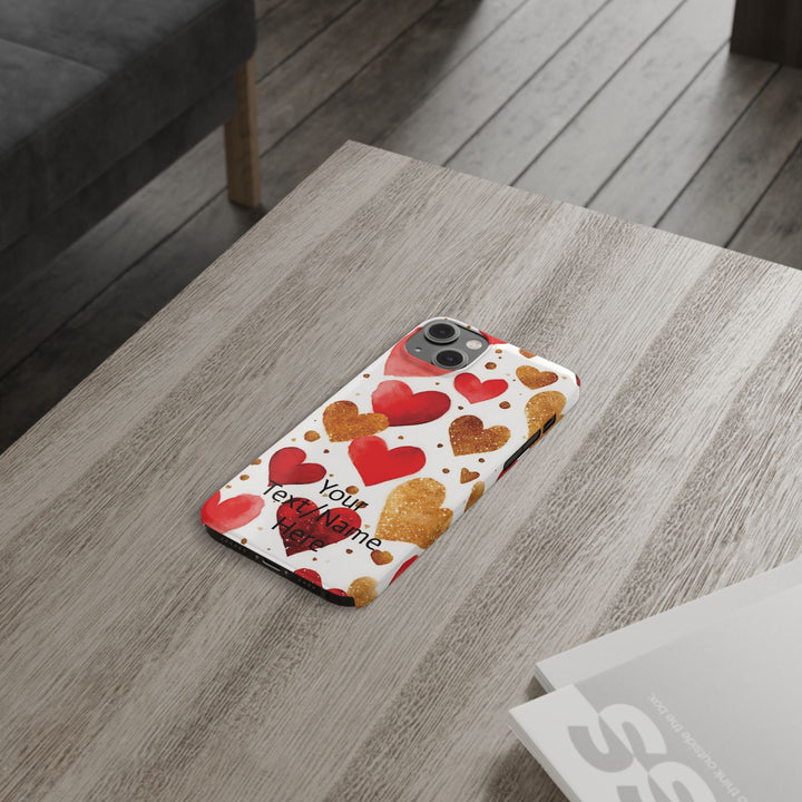 Slim Custom Personalized Valentine Love Gift for Her Cute Phone Cases for Iphone 16 Pro Max | iPhone 15 Case | iPhone 15 Pro Max Case, Iphone 14 - Studio40ParkLane