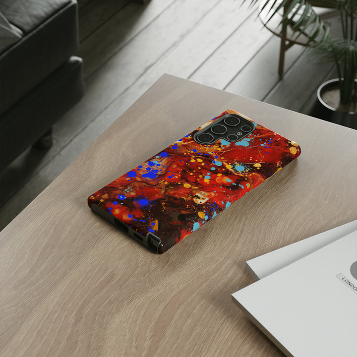 Cool Phone Case | Aesthetic Phone Case | Fall Colors Marble | For Samsung Galaxy S23, S22, S21, S20 | Luxury Double Layer | Cute - Studio40ParkLane