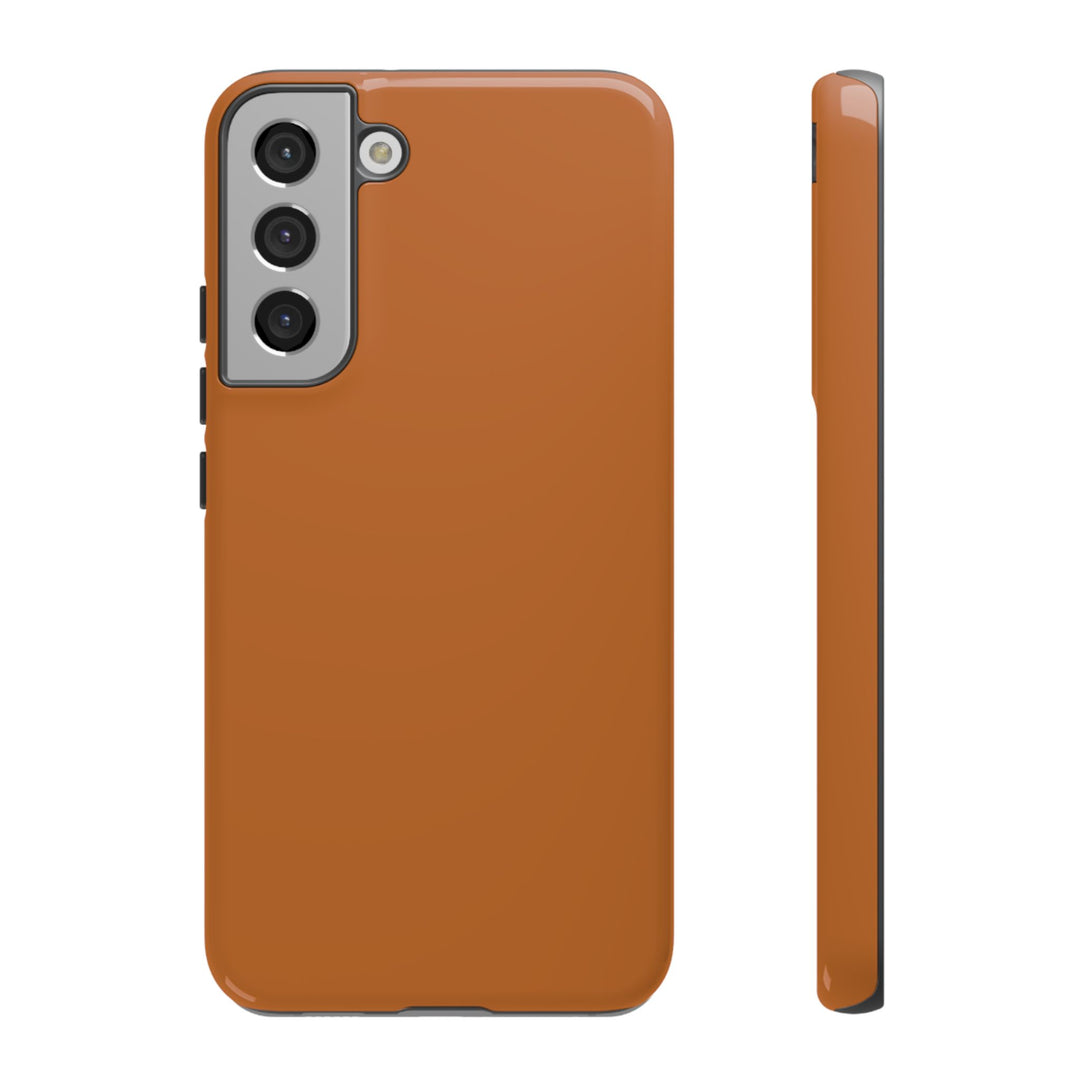 Premium Tough Rusty Brown Orange Gift for Her Cute Phone Cases for Samsung S25 S24, S23, S22, S21, Iphone, 16, 15, 14, 13 Pro Max Ultra - Studio40ParkLane