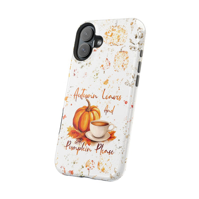 Fall Leaves Pumpkins Tough Magsafe Cute Phone Cases for Iphone | iPhone 15 Case | iPhone 15 Pro Max Case, Iphone 14, Iphone 14 13 12 11 10 9 8 7 - Studio40ParkLane