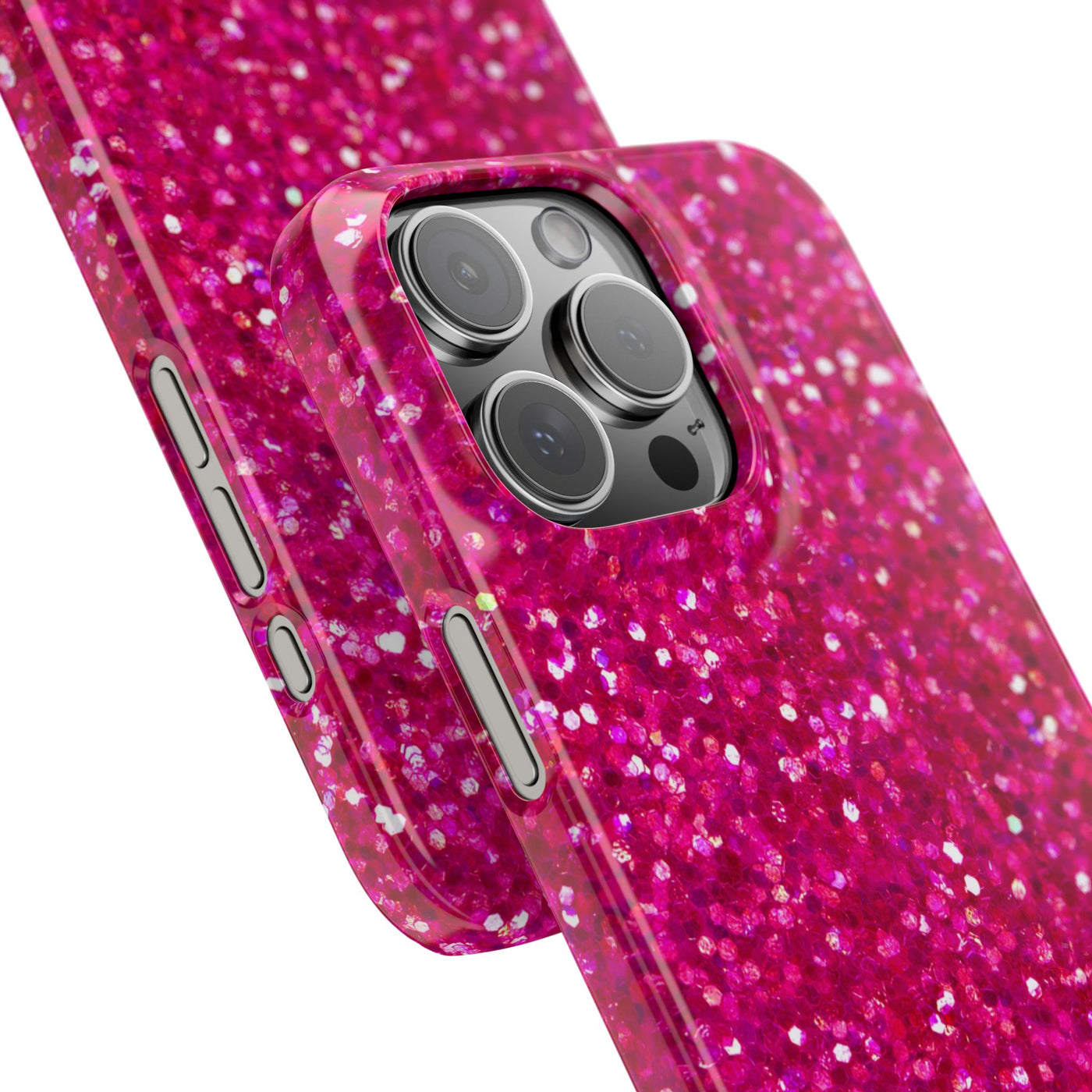 Slim Pink Glitter Cute Phone Cases for Iphone 16 Pro Max | iPhone 15 Case | iPhone 15 Pro Max Case, Iphone 14, Iphone 14 Pro Max, Iphone 13 12 11 8 7