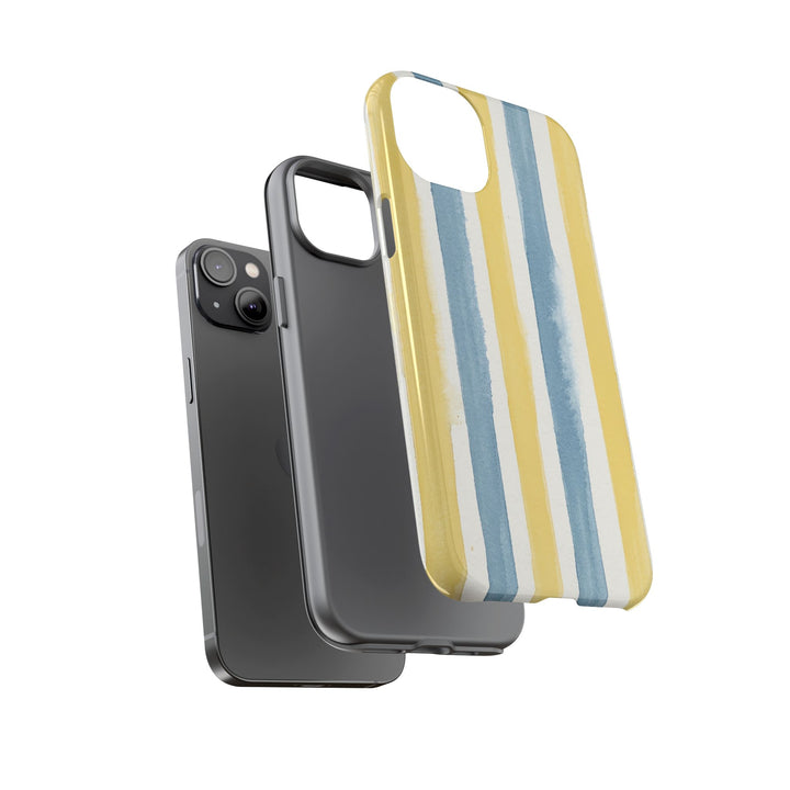 Tough Cute Yellow Stripes Phone Case, for IPhone 17 Pro Max | Iphone 17 Air, Iphone 16, IPhone 15, 14 13 12, Samsung Galaxy S26, S25, S24, S23 - Studio40ParkLane
